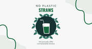 No More Plastic Straws Please - Free Download