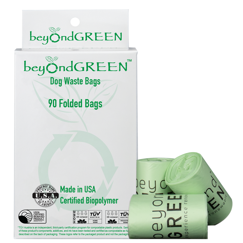 Plant-Based Dog Poop Bags for Leash Dispenser - 90 Bags