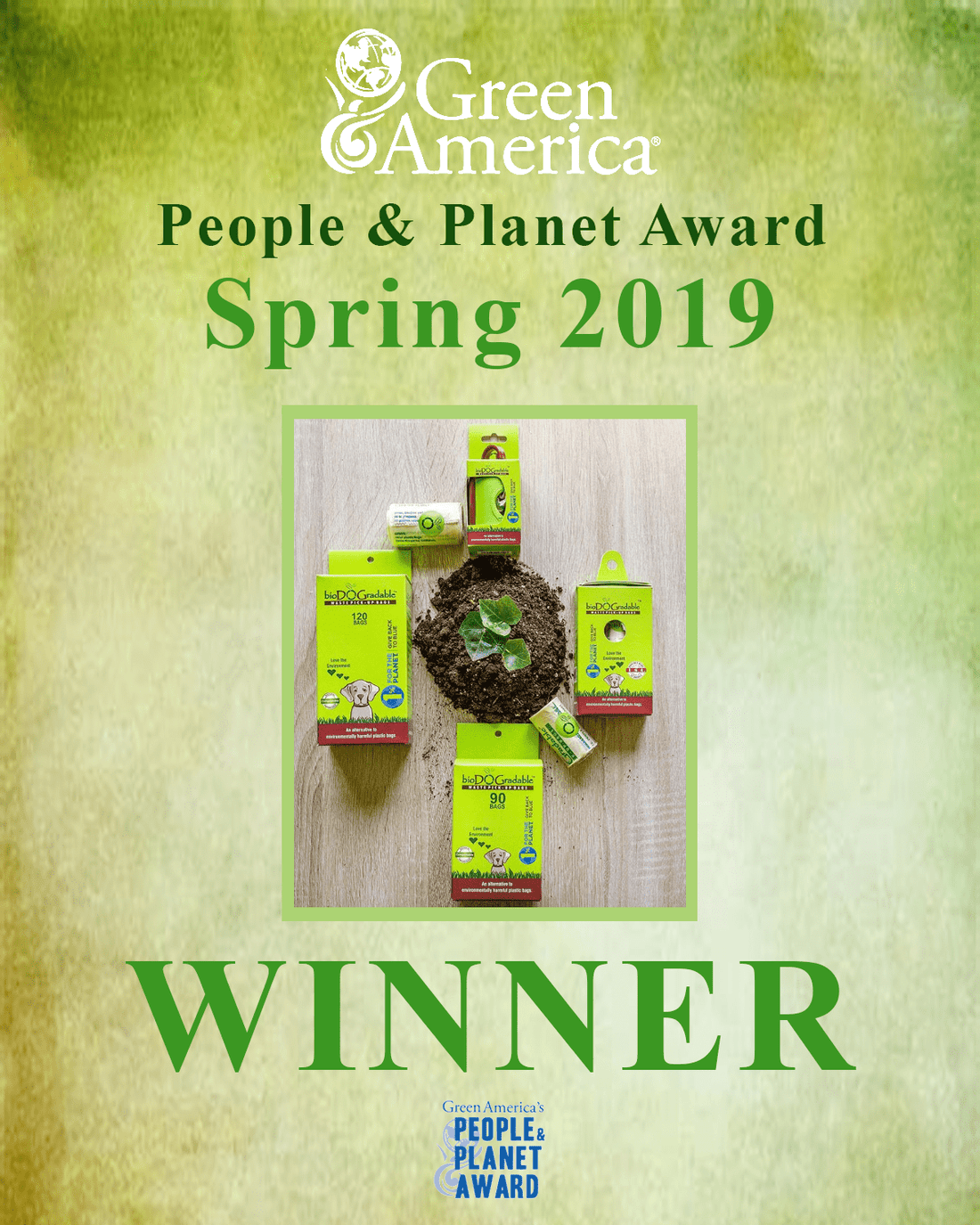 bioDOGradable Wins Green America’s People & Planet Award - beyondGREEN biotech™