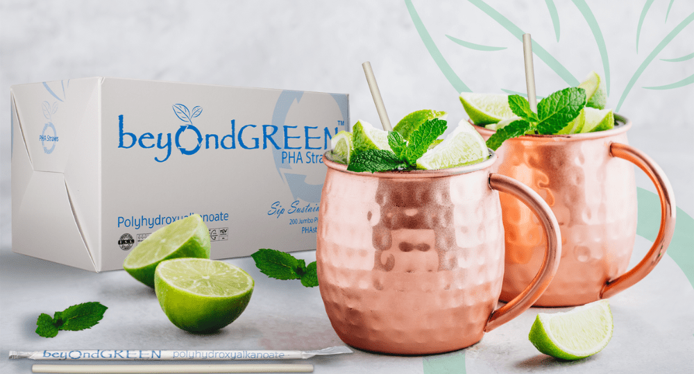Compostable Drinking Straws - beyondGREEN biotech™