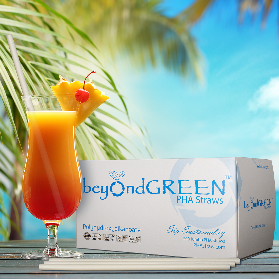 Straws Created from New Biopolymer Material Technology Sparks Interest in the Food Service Industry - beyondGREEN biotech™