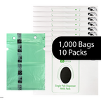 Dog Waste Bags – Single-Pull Refill 9" x 13" – Made in USA