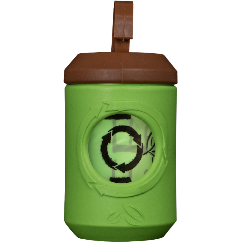 beyondGREEN Dog Poop Bag Leash Dispenser – Clip-On Holder Fits Standard Rolls – Durable & Portable