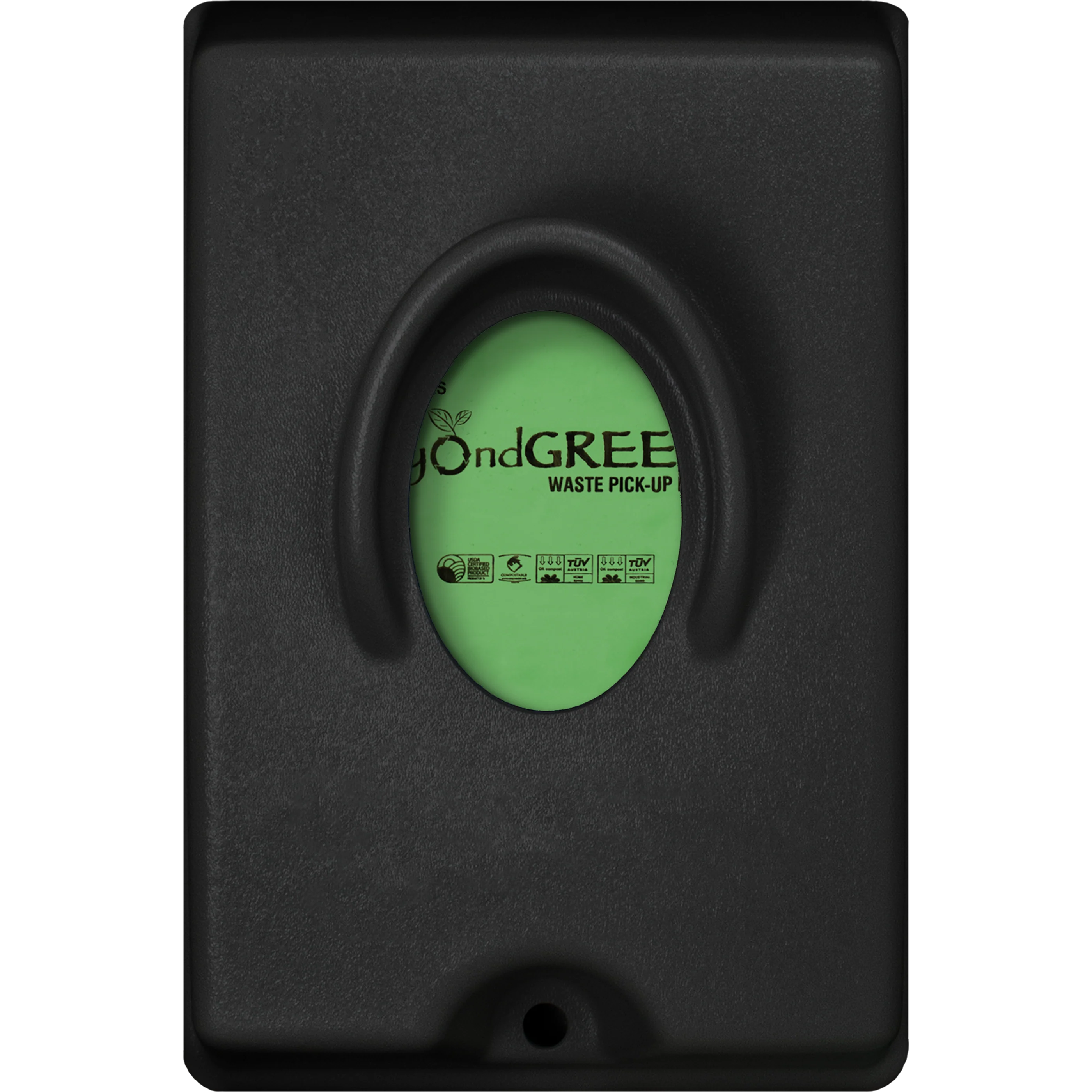 beyondGREEN Single-Pull Dog Waste Bag Dispenser – Wall/Pole Mount – Compatible with Single-Pull Header Packs – Heavy-Duty Construction