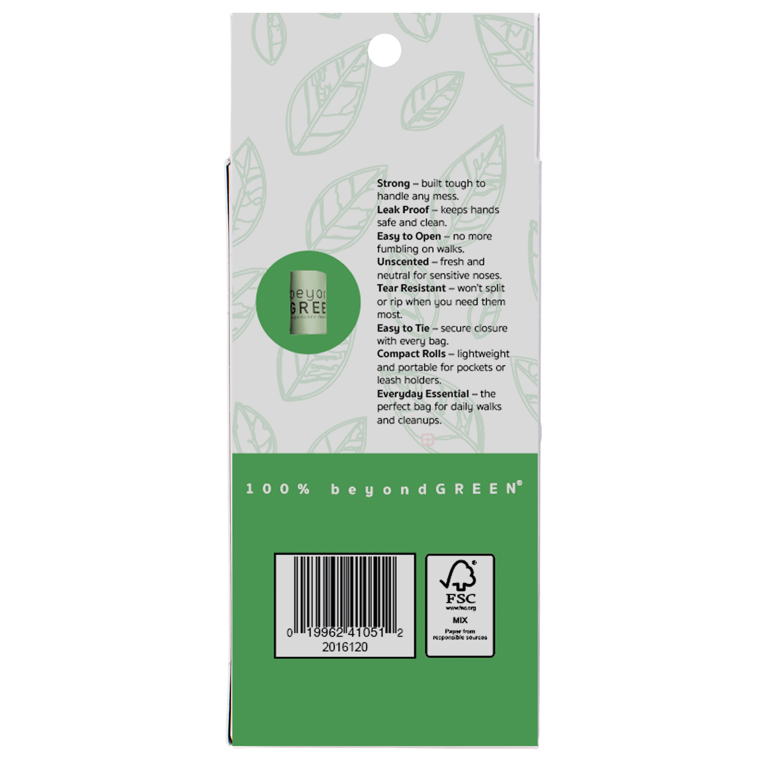 120 Count - Dog Poop Bags