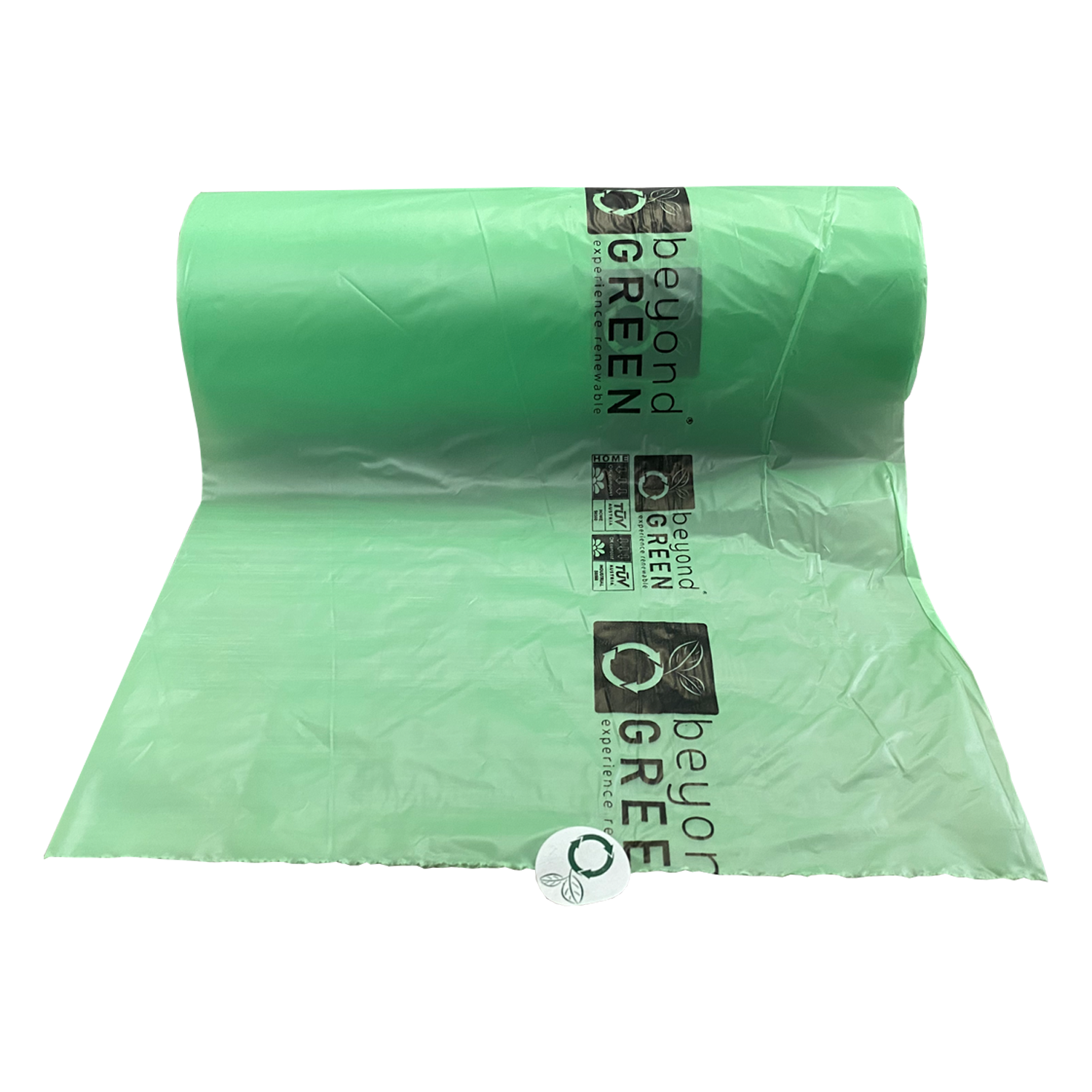 Plant-Based Dog Waste Bags Refill Roll for Park Dispenser - 200 Bags on Roll