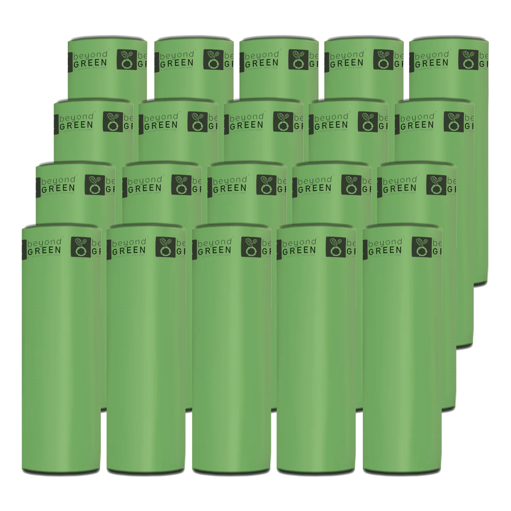 beyondGREEN Dog Waste Bags – Grab & Go Bulk Pack – 200 Bags on Roll with Core - Made in USA, Leak-Resistant, Folded Rolls