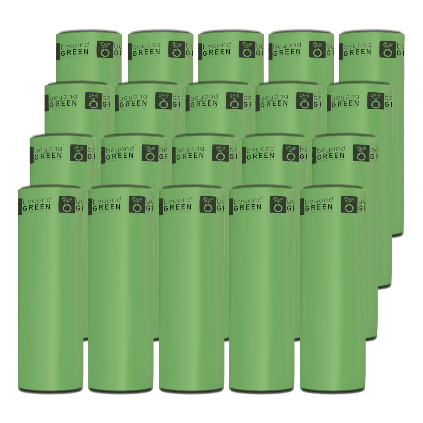 beyondGREEN Dog Waste Bags – Grab & Go Bulk Pack – 200 Bags on Roll with Core - Made in USA, Leak-Resistant, Folded Rolls