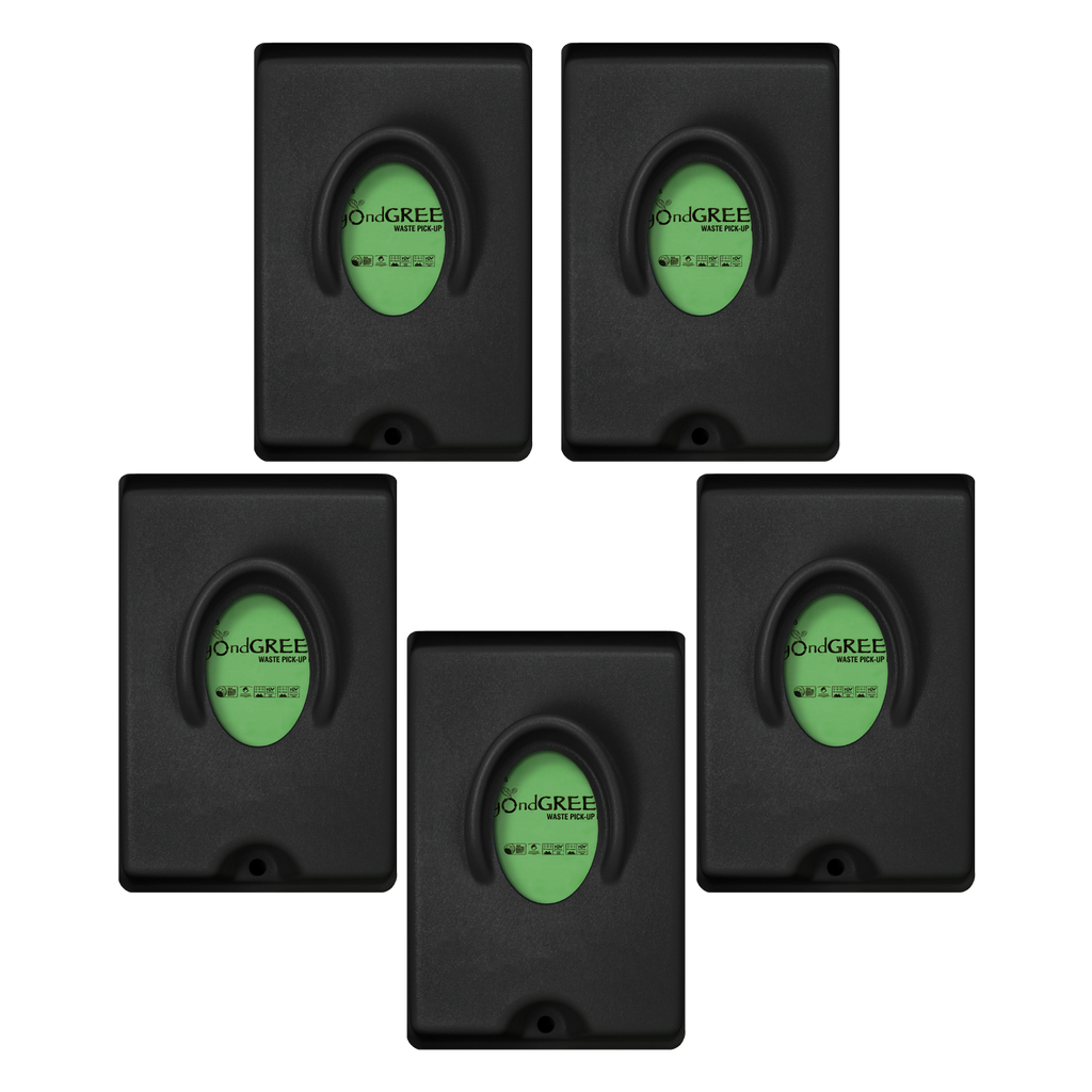 beyondGREEN Single-Pull Dog Waste Bag Dispenser – Wall/Pole Mount – Compatible with Single-Pull Header Packs – Heavy-Duty Construction