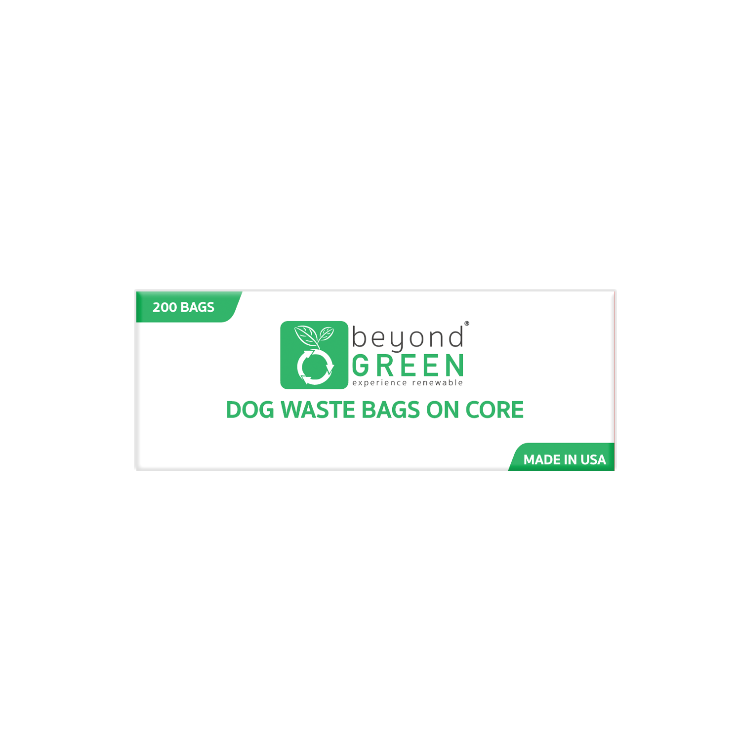 Plant-Based Dog Waste Bags Refill Roll for Park Dispenser - 200 Bags on Roll
