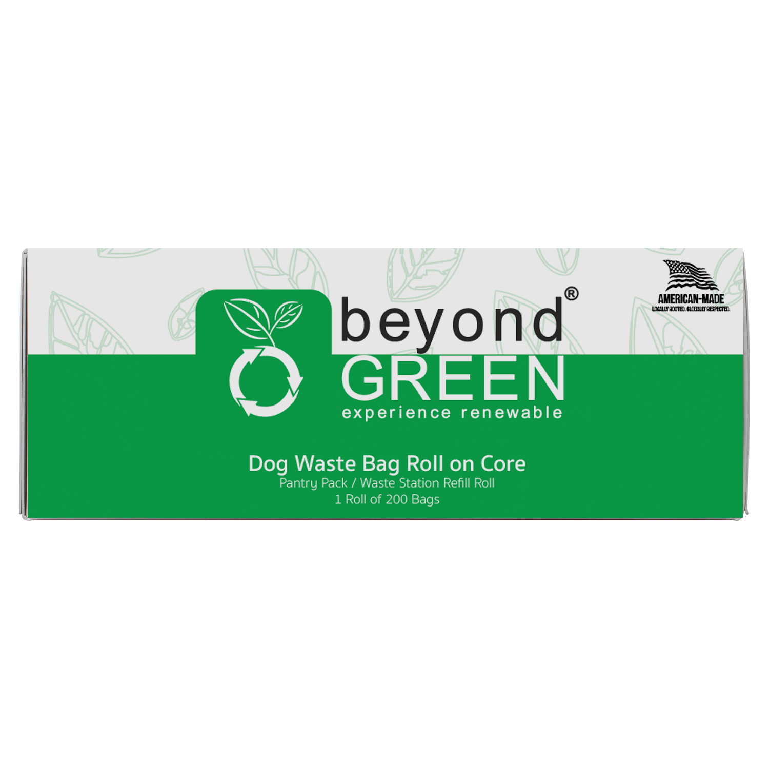 Dog Waste Bags Refill Roll for Park Dispenser - 200 Bags on Roll