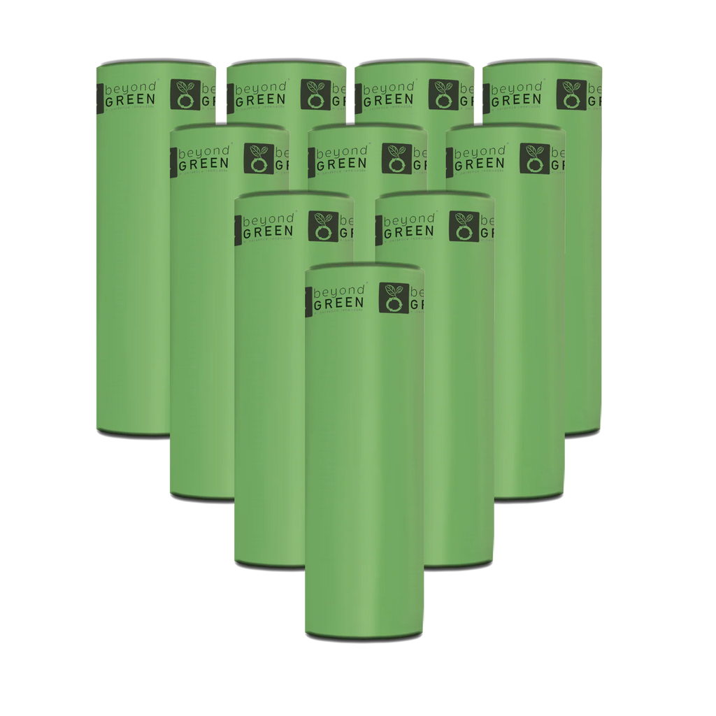 beyondGREEN Dog Waste Bags – Grab & Go Bulk Pack – 200 Bags on Roll with Core - Made in USA, Leak-Resistant, Folded Rolls