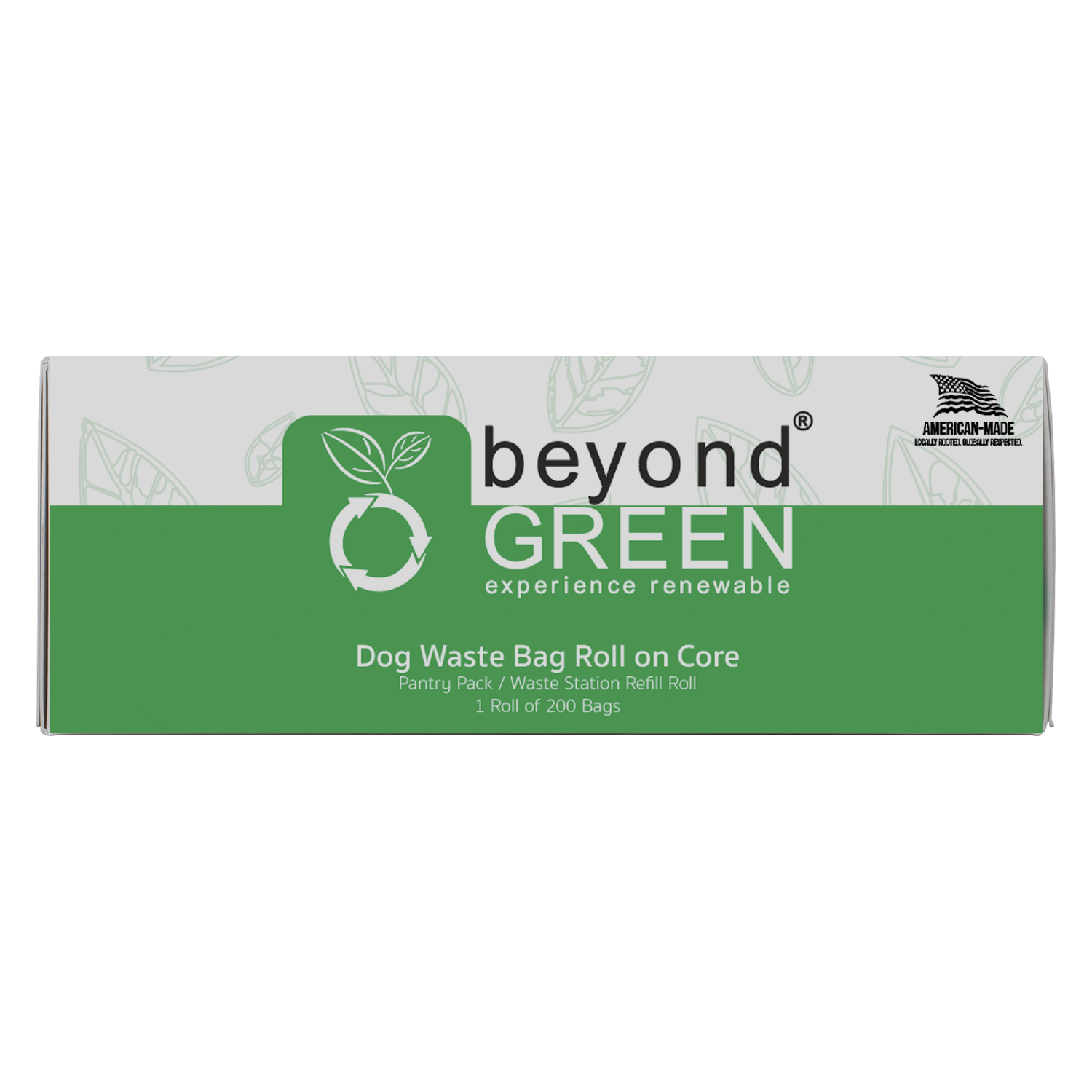 Dog Waste Bags Refill Roll for Park Dispenser - 200 Bags on Roll