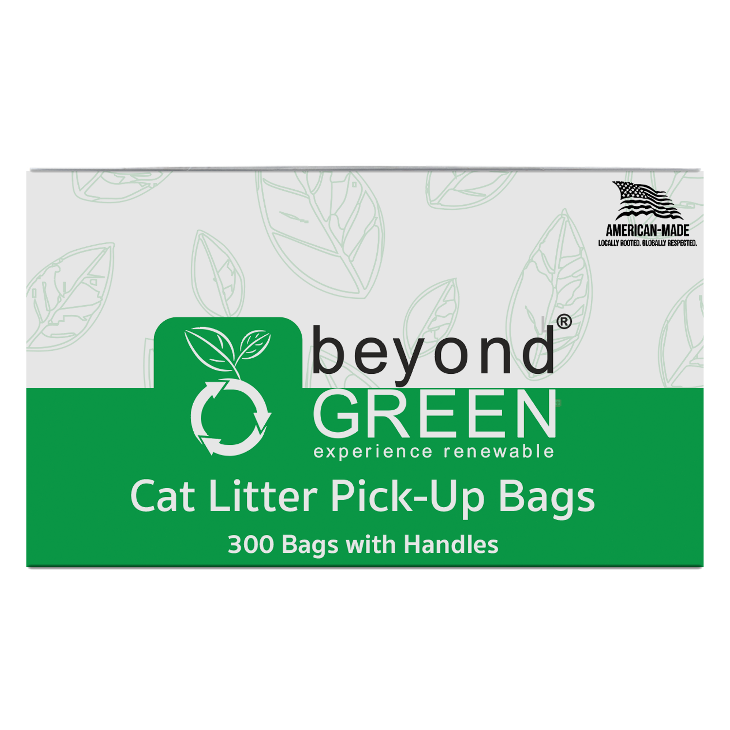 Cat Litter Pick-Up Bags with Handles - 300 Bags