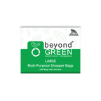 beyondGREEN Large Multi-Purpose Shopper Bags – Made in USA, Tear-Resistant & Leak-Resistant