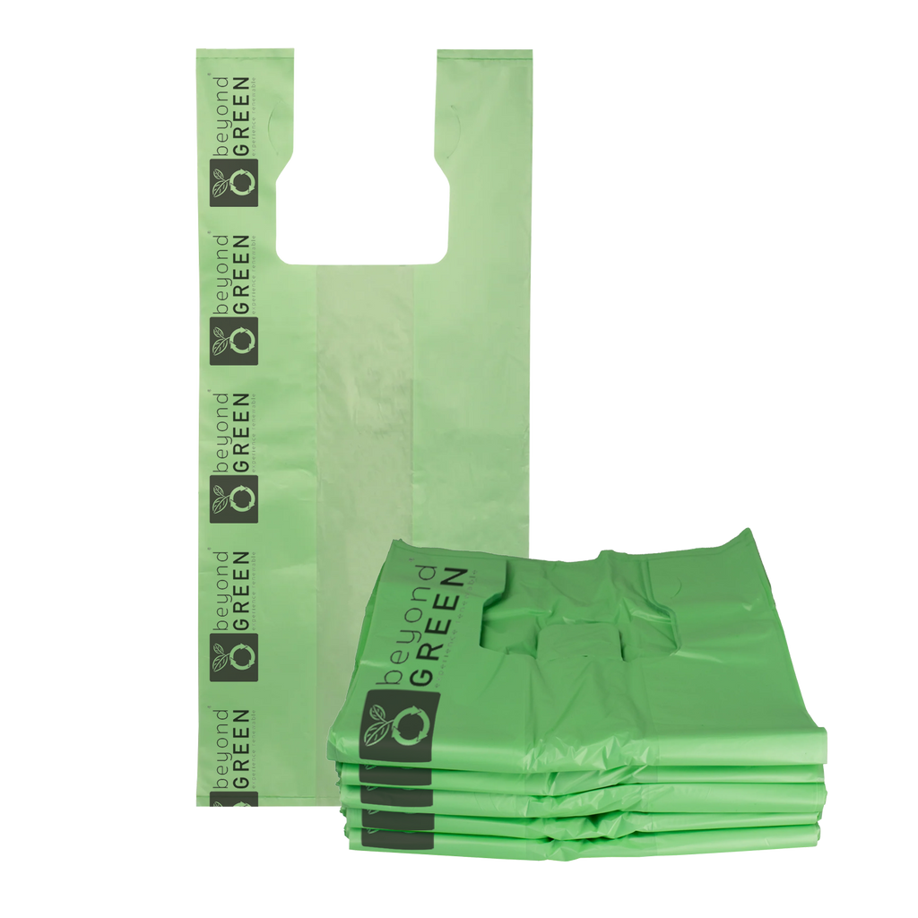 beyondGREEN Large Multi-Purpose Shopper Bags – Made in USA, Tear-Resistant & Leak-Resistant