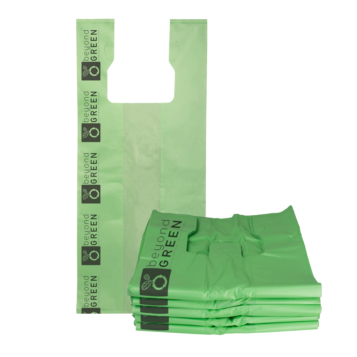 beyondGREEN Large Multi-Purpose Shopper Bags – Made in USA, Tear-Resistant & Leak-Resistant