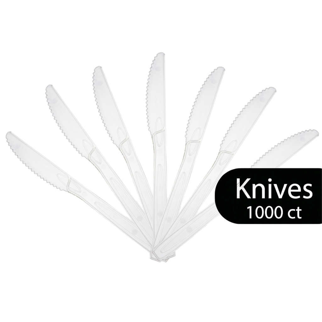 Cutlery Bulk Pack — 1000 Count (Choose: Forks, Knives, or Spoons)