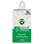 beyondGREEN Dog Waste Bags – Folded Rolls – Made in USA, Leak-Resistant, Extra-Strong