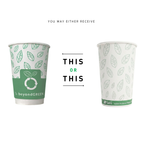 Aqueous Paper Cups – 12 oz / 16 oz | Hot & Cold Use | beyondGREEN