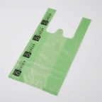 Green Cat Litter Bags – 8" x 16" with 5" Gusset & Handles – Made in USA