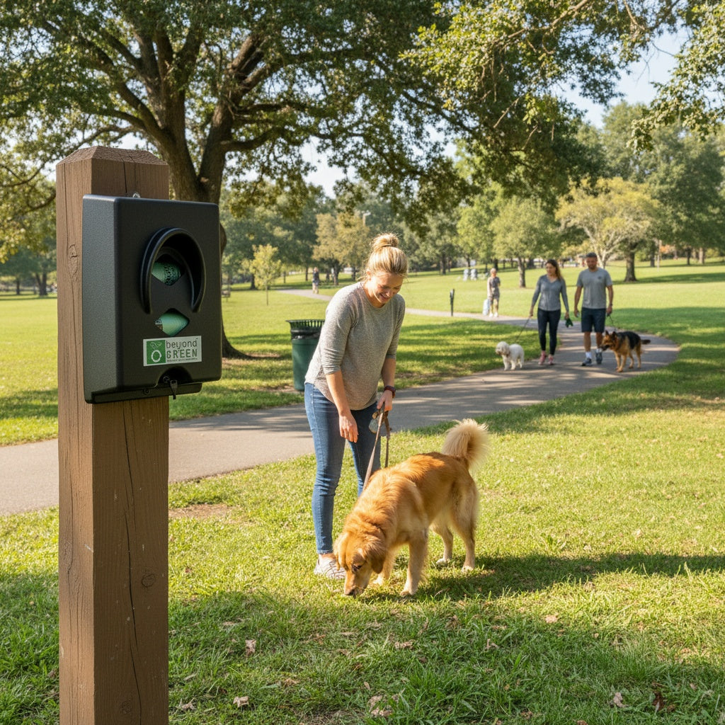 Dog Waste Bags – 200-Count Core Roll 8" x 13" – Made in USA