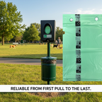 Dog Waste Bags – Single-Pull Refill 9" x 13" – Made in USA