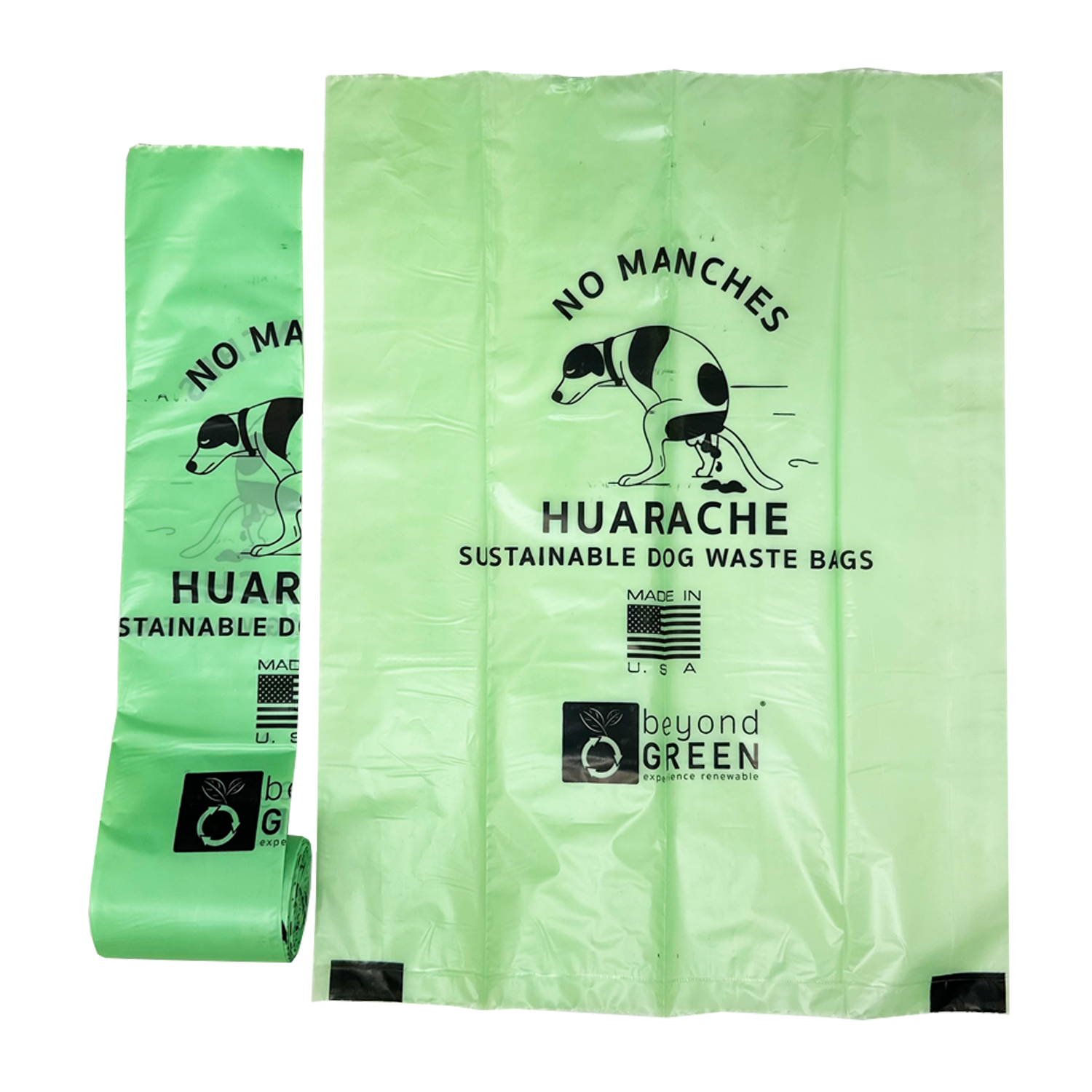 Huarache Dog Waste Bags 9" x 12" – 15 Count Rolls