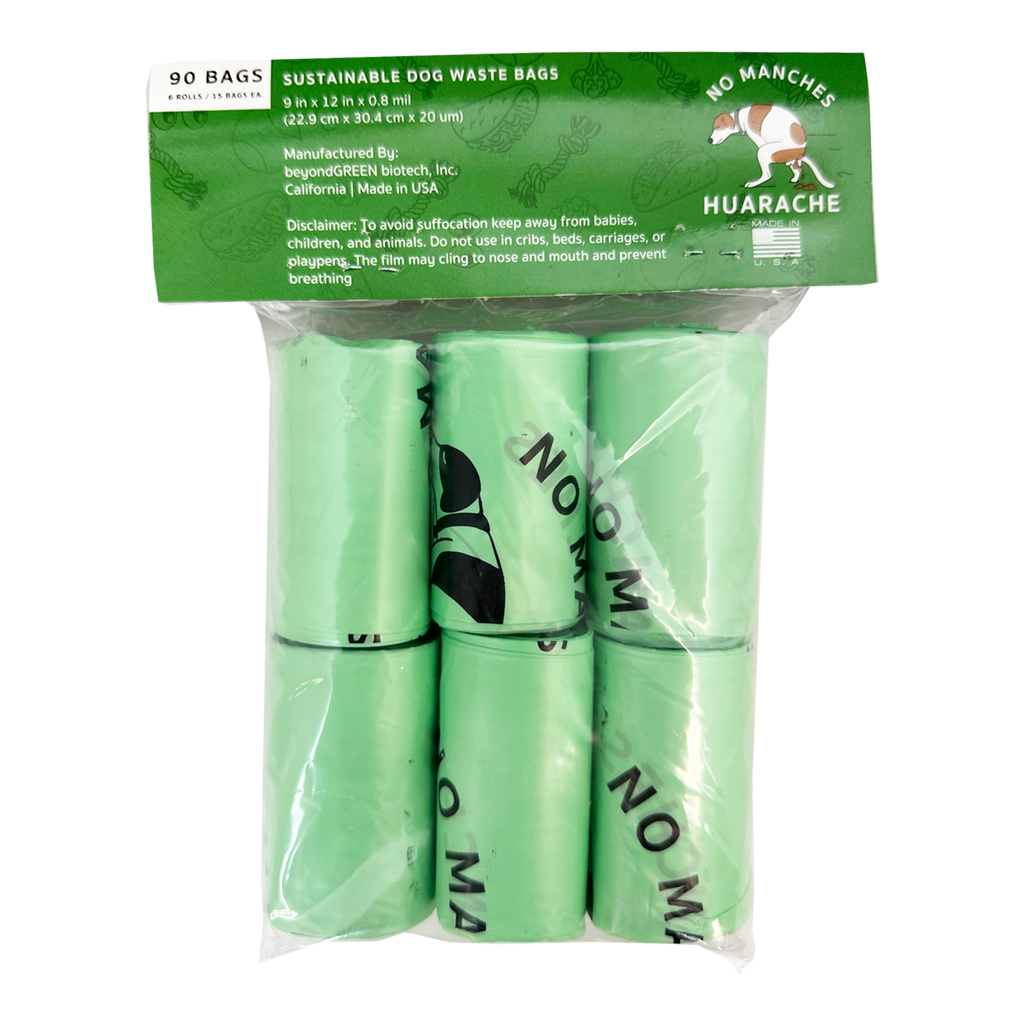 Huarache Dog Waste Bags 9" x 12" – 15 Count Rolls