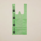 Green Cat Litter Bags – 8" x 16" with 5" Gusset & Handles – Made in USA