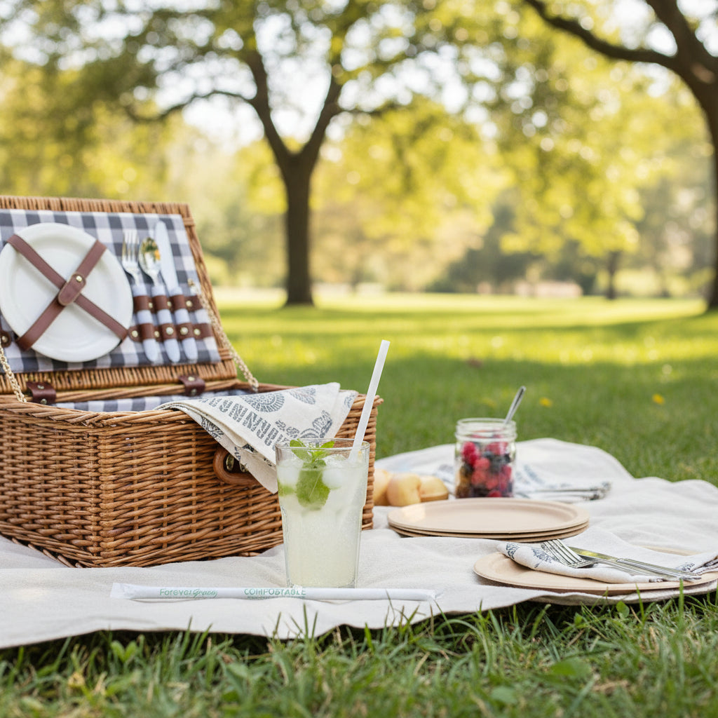 Wrapped 7.75'' x 0.24'' Compostable White Jumbo Drinking Straws - 2,500 Count