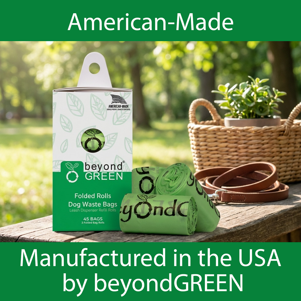 Dog Waste Bags – Green Folded Rolls (Multi-Pack Sizes)
