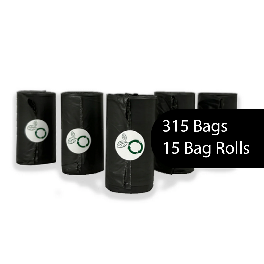 beyondGREEN Dog Waste Bags – Folded Rolls – Made in USA, Leak-Resistant, Extra-Strong