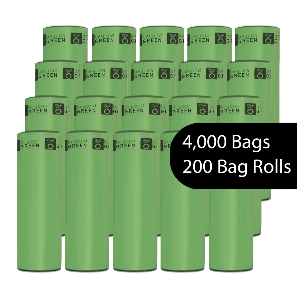 Dog Waste Bags – 200-Count Core Roll 8" x 13" – Made in USA