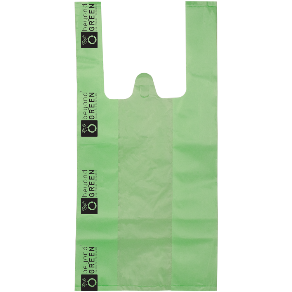 beyondGREEN Dog Waste Bags with Handles – 100 Count – Made in USA, Easy-Tie Handle Bags, Extra-Strong