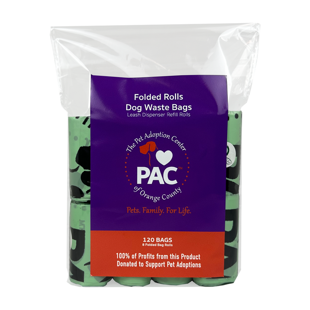 beyondGREEN x PAC-OC — 120 Count Dog Waste Bags (Folded Rolls)