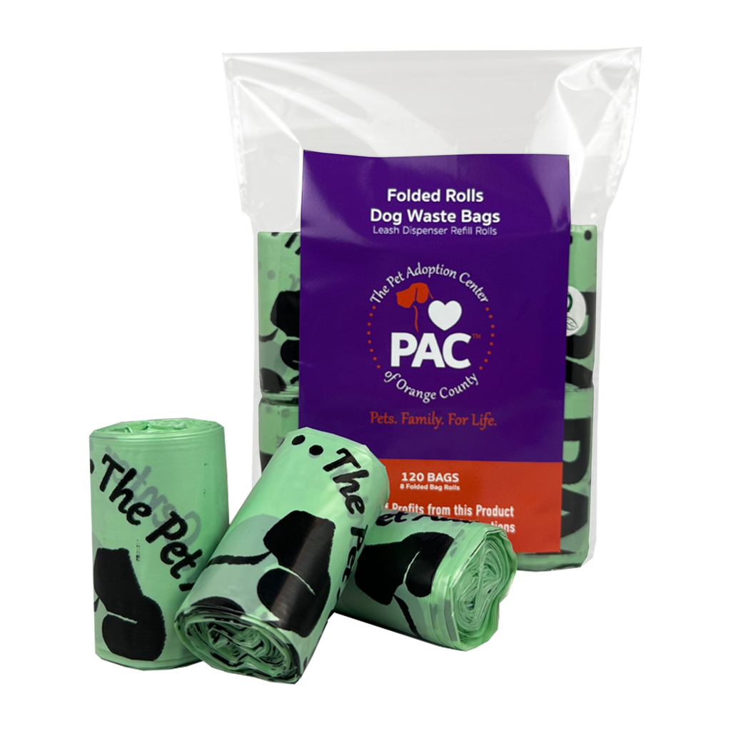 beyondGREEN x PAC-OC — 120 Count Dog Waste Bags (Folded Rolls)