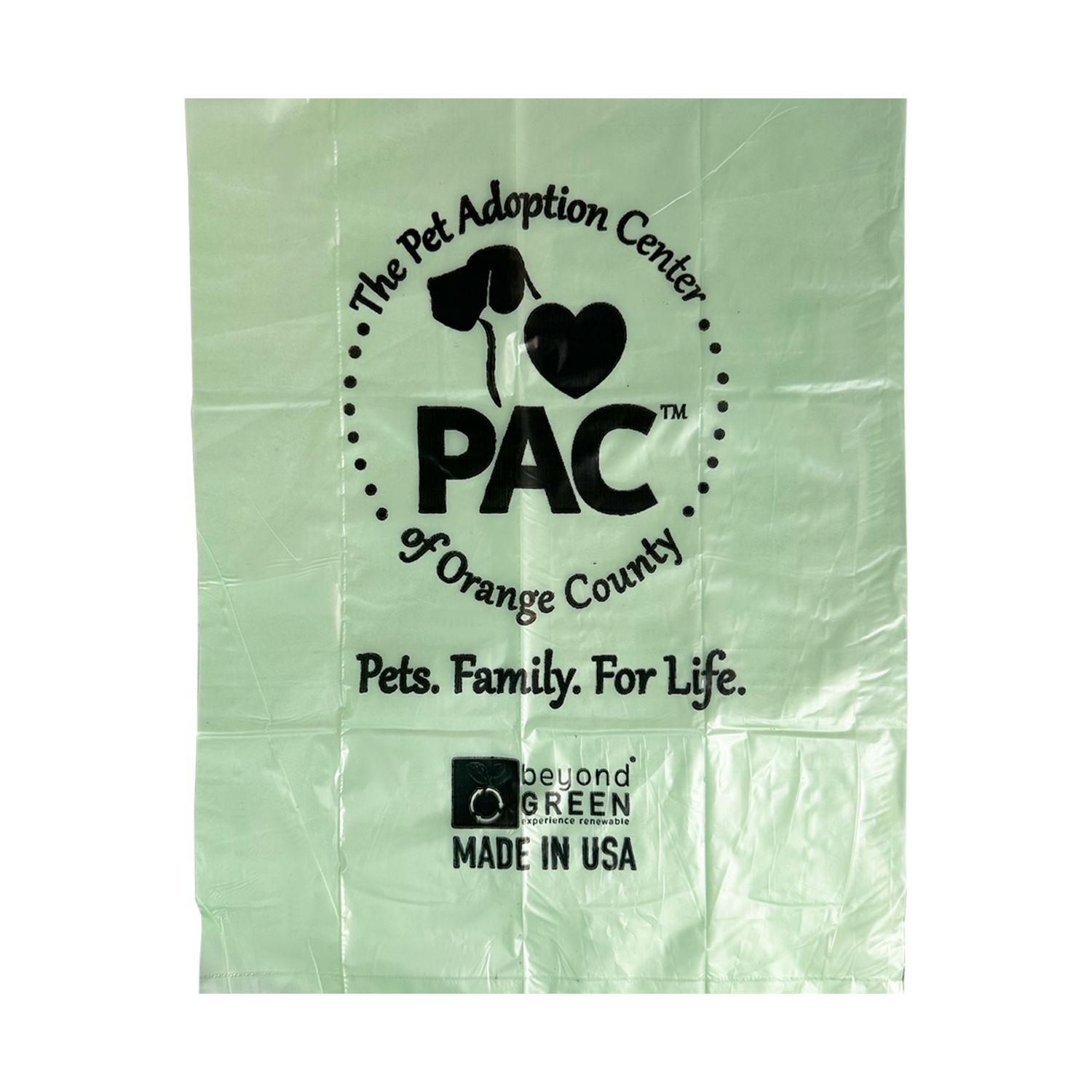beyondGREEN x PAC-OC — 120 Count Dog Waste Bags (Folded Rolls)