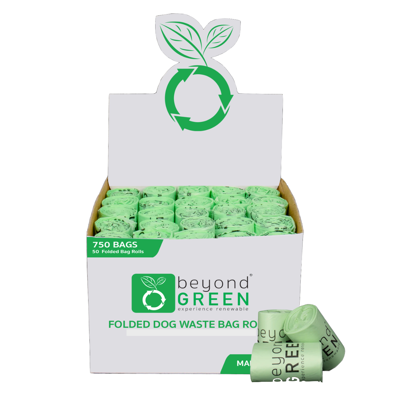 750 Count - Eco-Friendly Plant-Based Bags for Home Use or Retail Display