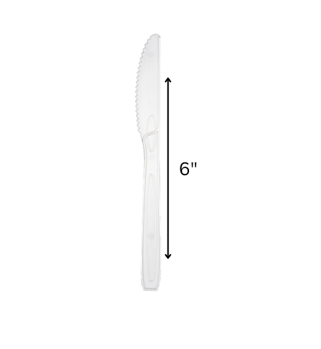 beyondGREEN Knives (White) – 30 Count Made in USA, Durable Heavy-Duty Set