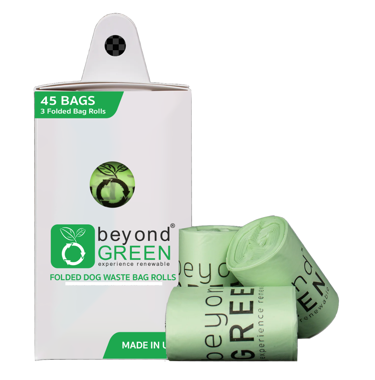 3-Pack of 45 Dog Poop Bags – Leak-Proof, Durable, Plant-Based Materials, Eco-Friendly Disposal Bags