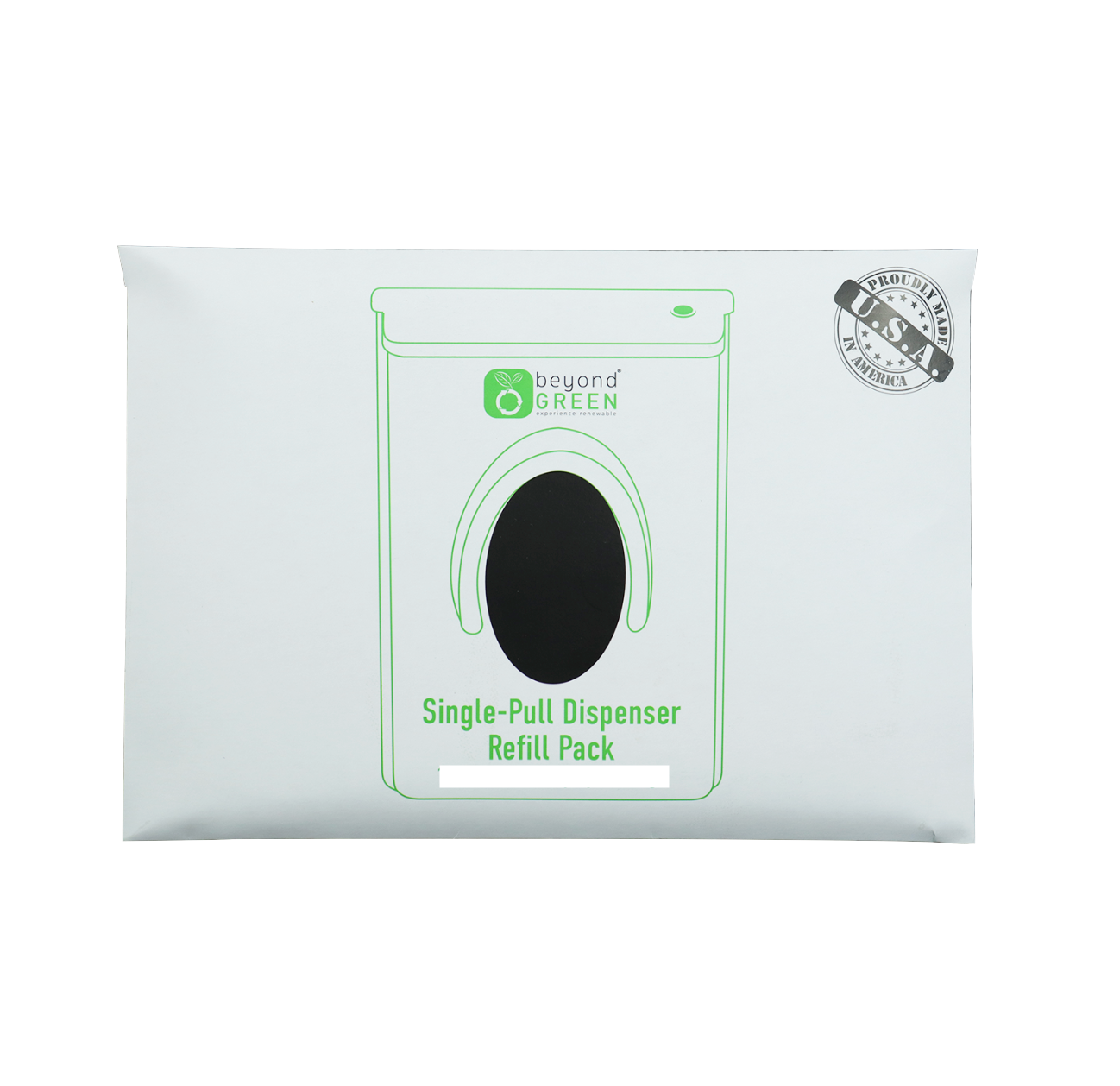 Plant-Based Dog Poop Bags Refill for Single-Pull Park Dispenser - 100 Bags