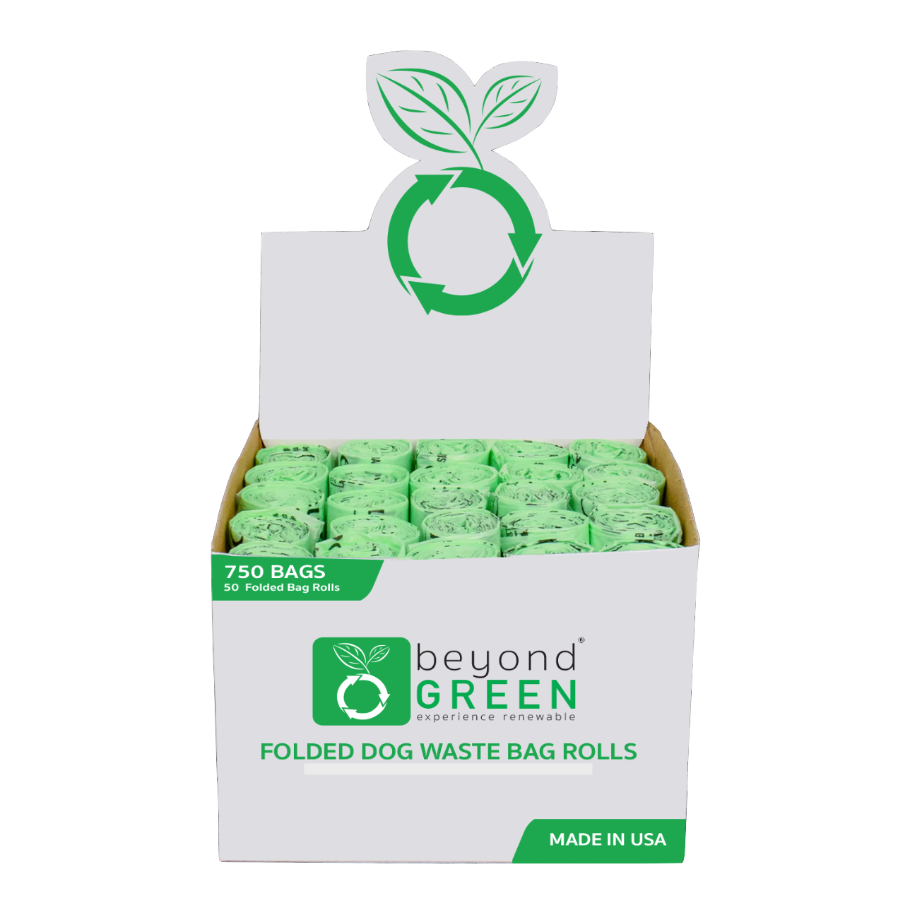 750 Count - Eco-Friendly Plant-Based Bags for Home Use or Retail Display