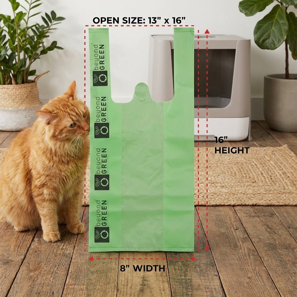 Cat Litter Bags – 8x16 with 5