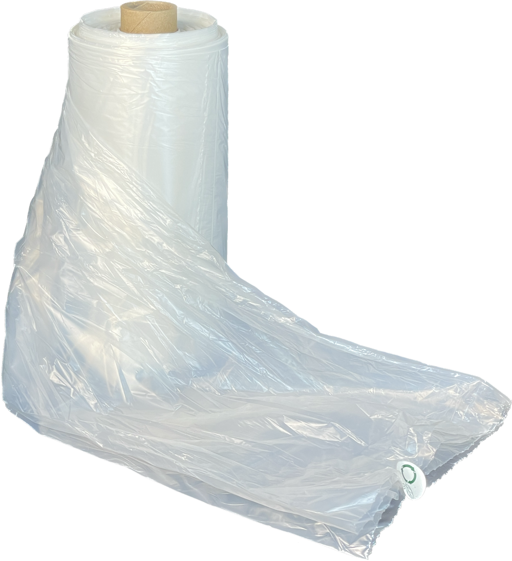 Clear Produce Bags - Roll of 100 Bags - 14" x 17"