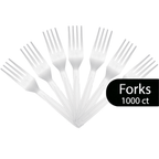 Cutlery Bulk Pack — 1000 Count (Choose: Forks, Knives, or Spoons) Spoons - 1000 Count - Cutlery - beyondGREEN™