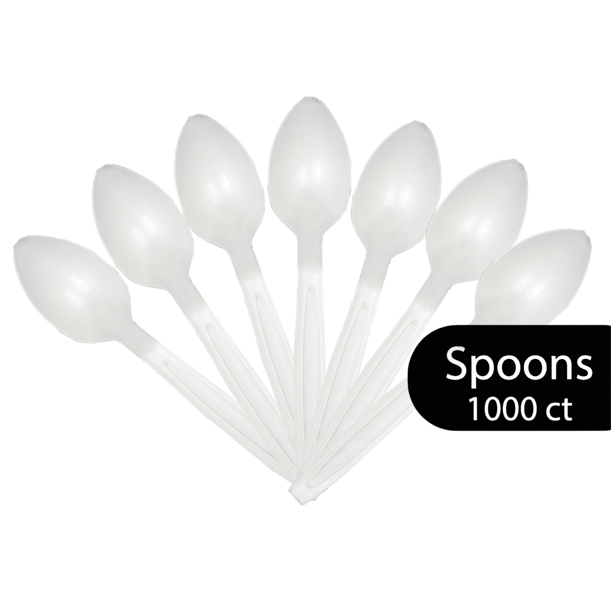 Cutlery Bulk Pack — 1000 Count (Choose: Forks, Knives, or Spoons) Spoons - 1000 Count - Cutlery - beyondGREEN™