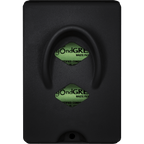 Dog Poop Bag Dispenser – Wall & Pole Mount | Dog Waste Station | Front - Load | Made in USA | beyondGREEN Black - Poop Bag Dispenser - beyondGREEN™