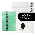 Dog Waste Station Bags – Single - Pull Refill 9" x 13" | Park Dispenser Compatible | Made in USA | beyondGREEN 10 Packs - 1000 Bags - Dog Waste Bags - beyondGREEN biotech™