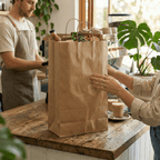 FSC Kraft Paper Shopping Bags – 250 Count | Post - Consumer Recycled | beyondGREEN Kraft Paper Bag | 10" x 7" x 12" | 250CT - Paper Bags - beyondGREEN biotech™